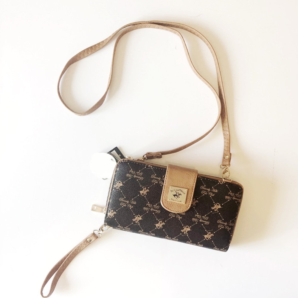 NEW BEVERLY HILLS CROSSBODY /WRISTLET WALLET PURSE